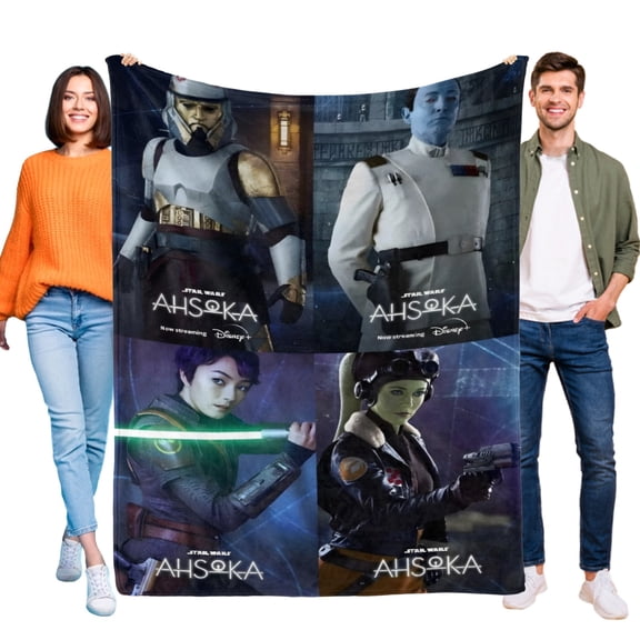 Ahsoka Throw Blanket for Kids and Adults Soft and Cozy Blankets Gifts 30x40 Inch