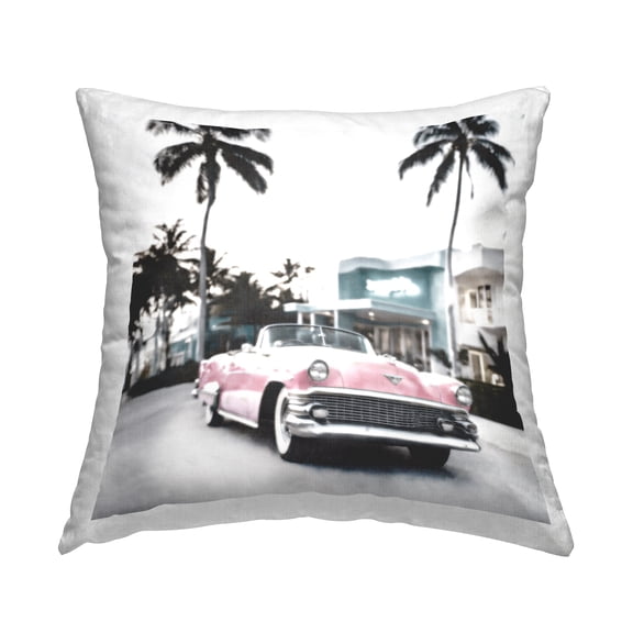 Stupell Industries Tropical Afternoon Shadows Decorative Printed Throw Pillow Design by Noah Bay.