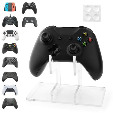 Universal Controller Holder for Xbox/PS5/PS4/Switch/Steam Controller, Transparent Gamepad Display Stand-1-tier