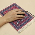 thumbnail image 2 of Tapis Rectangulaire Persan Mini Tapis Tissé Tapis de Souris Tapis à Franges Meilleur Cadeau, 2 of 4