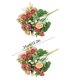 thumbnail image 3 of Uuiauoio 2 pcs Artificial Flowers Faux Flowers Bulk Flower Leaf with Stems Arrangements for Wedding Bouquets Party Table Centerpieces Home Decorations Indoor Outdoor, 3 of 6