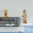 thumbnail image 2 of Figura de león,Estante con estatua de león para escritorio,oficina,decoración del hogar,Estatua de resina,Estatua de resina para decoración del hogar,manualidades,oro,Escultura de, 2 of 8
