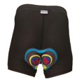 thumbnail image 4 of Pantalones Cortos Acolchados de Algodón para Ciclismo, Medio Pantalón Acolchado para Bicicleta con Cojín de Gel , Negro, Amarillo m, 4 of 8