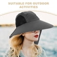 thumbnail image 3 of Milisten Sombrero Plegable Para Y Senderismo Con De Malla Transpirable Oscuro, 3 of 7