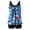 Multicolor#8, variant on Tnhcen Women's High Waisted Floral Print Tankini Set with Padding, Modest Bikini Swimsuit for Women, Plus Size Swimsuits S - 2XL, Nylon Spandex Swimwear