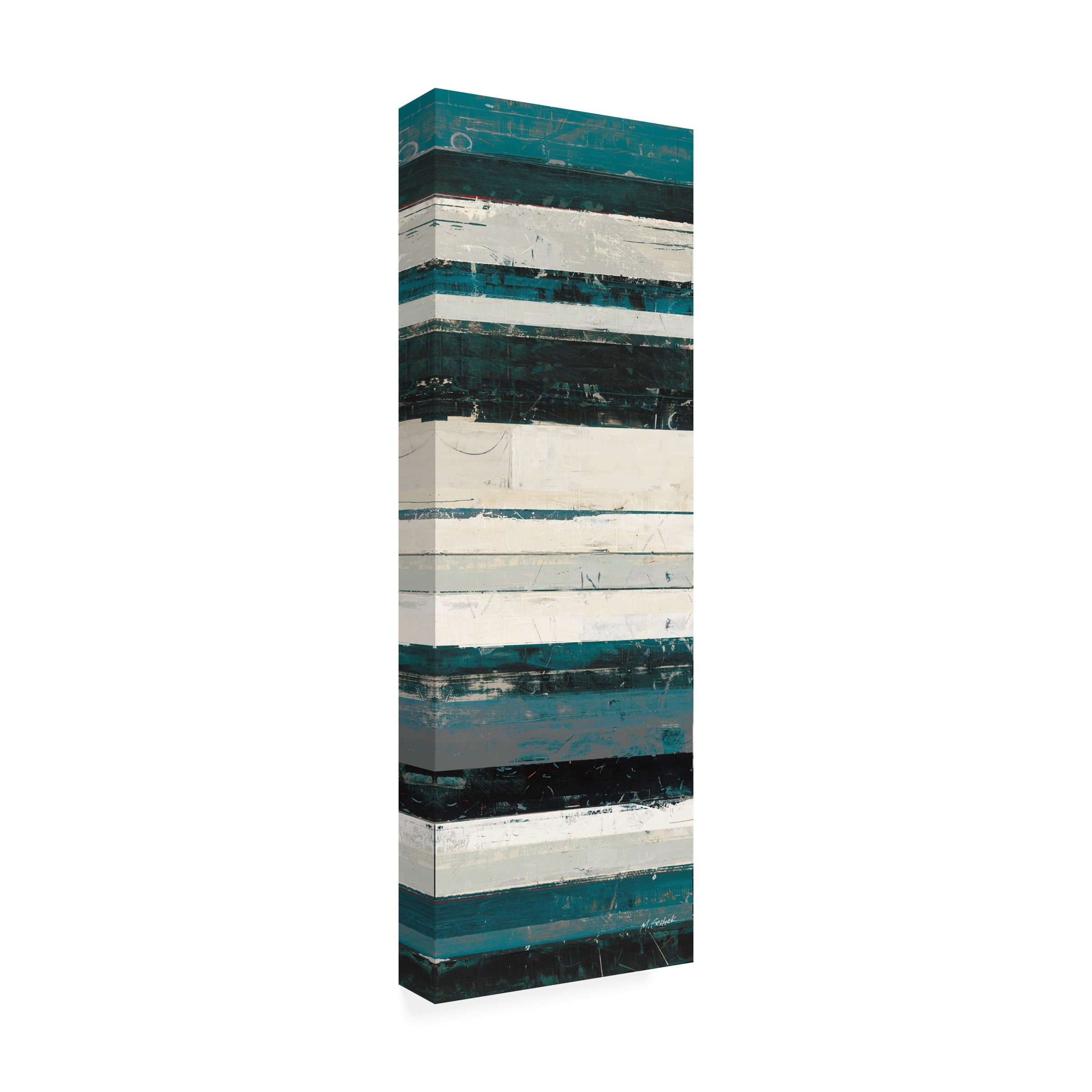 Mike Schick 'Blue Zephyr IV' Canvas Art