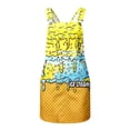 thumbnail image 3 of XAOFW Kids Girls Summer Dresses Sleeveless Ice Cream Printed Overalls Dress With Pocket Casual Suspender Dresses For Everyday Wear Soft Sundress 10-11 Years, 3 of 7