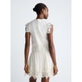 thumbnail image 3 of Scoop Women's and Women's Plus Crochet Mini Dress, Sizes XS-4X, 3 of 5