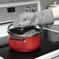 thumbnail image 5 of T-fal Flexible Waffle Silicone Oven Mitts, Set of Two, Gray, 5 of 5