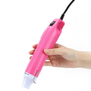 Multi-purpose Professional Heat Gun Pen Tool Portable Mini Electric Heating  Nozzle Hot Air Gun for DIY Embossing Shrink Drying Paint Art (White)