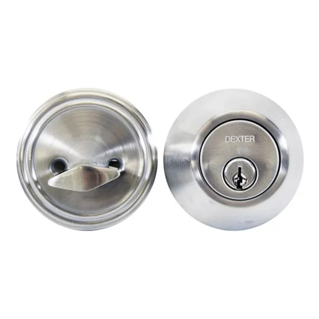 Cerrojo de seguridad Dexter 6635 Llave/Mariposa Níquel Satin