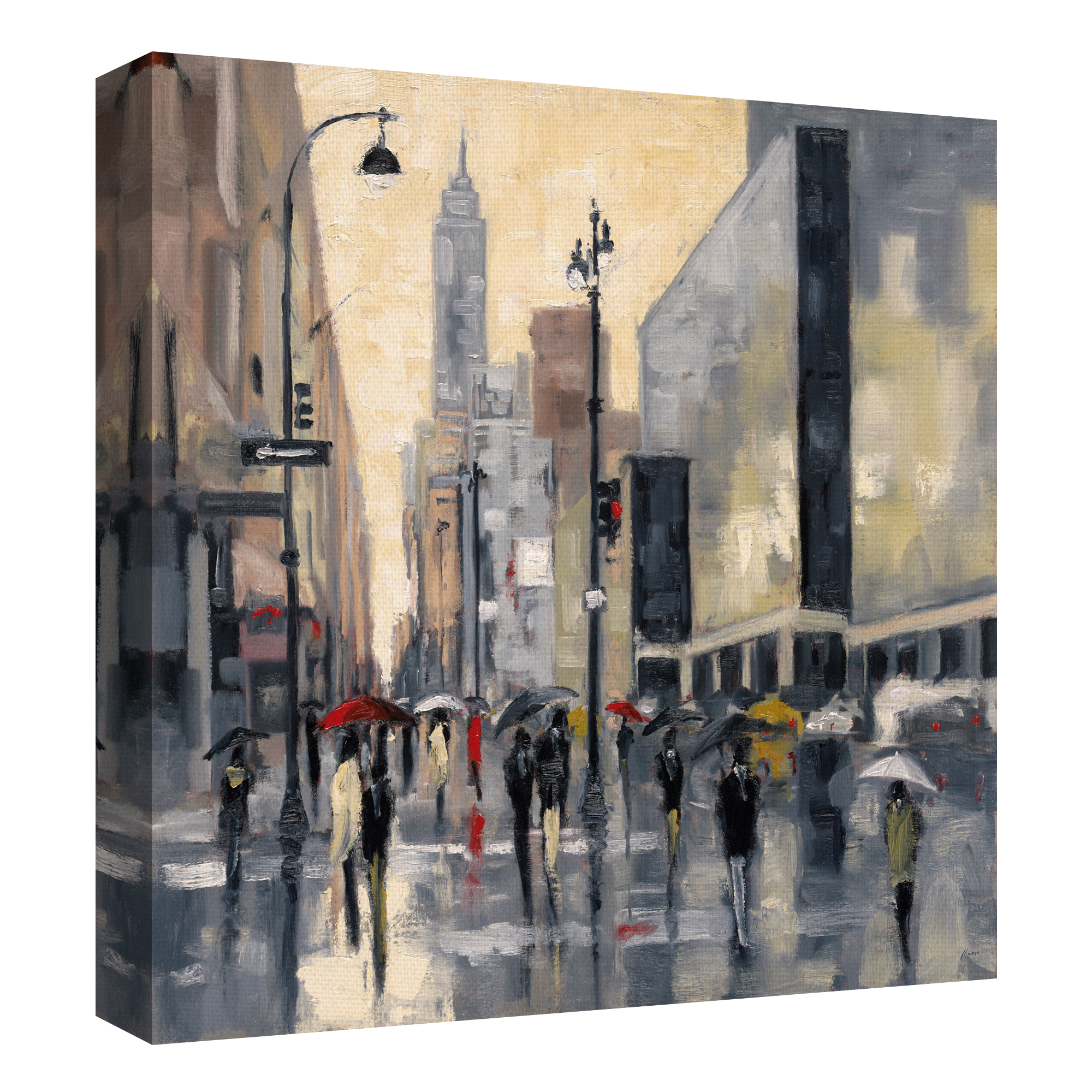 New York Showers by Shawn Mackey New York City Canvas Art