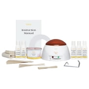 GiGi Mini Pro Waxing Kit for Women, Portable Hair Removal Wax Set for Face and Body Use
