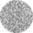 thumbnail image 1 of Ahgly Company Indoor Round Abstract Gray Contemporary Area Rugs, 5' Round, 1 of 1
