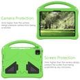 thumbnail image 2 of Kids Case for iPad Air 11 Inch 2024 / iPad Pro 11 Inch 5th Generation 2024 with Kickstand/Handle Stand Lightweight Soft EVA Foam Shockproof Silicone Cover Boy Girl, Green, 2 of 7