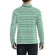thumbnail image 3 of Camiseta de cuello alto a rayas INSPIRE CHIC para hombre, de manga larga, pullover, camiseta a rayas M verde y blanca, 3 of 6