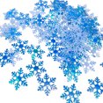 thumbnail image 1 of Snowflake Confetti DIY Shiny Creative Party Confetti Table Scatter for Christmas, 1 of 9