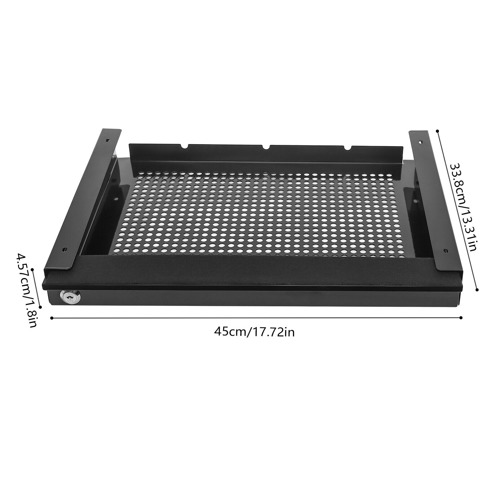 Under Desk Mounted Sliding Pull-out Drawer Drawer Storage Organizer for Standing Desks Pull-out Drawer
