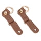 thumbnail image 3 of Paquete de 2 correas para bolso sin perforaciones, hebillas reutilizables de cuero PU para bolso, repuesto para bolso Marrón Yuyangstore Anillos de correa de monedero, 3 of 8