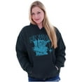 thumbnail image 4 of Minnesota MN Lake Life Fishing Smurfs Hoodie Sweatshirt Women Men Brisco Brands S, 4 of 6