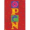 thumbnail image 2 of Toland Home Garden 101170 Red Open 28 x 40 Inch Decorative, Double Sided House Flag-28" x40", 2 of 5