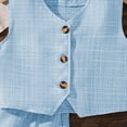 thumbnail image 4 of CAUYDY Toddler Girl Clothes 2Pcs Baby Girl Summer Outfits Ruffle Sleeveless Shirts Floral Tops + Shorts Clothing Set Kids Girl 1-5T T-Shirt Set (Sizes 12-13 Years,F02-Sky Blue), 4 of 7