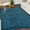 Blue, variant on Haperlare Machine Washable Area Rugs for Living Room Modern Textured Low Pile Rugs Solid Blue Area Rugs,8'x10' Carpet