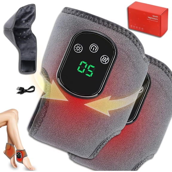 2026 Foot renew triple method massager,Wireless Heated Foot Massagers with 3 Vibration Modes & 5 Heat Levels, for Circulation, Foot Relaxation & Plantar Fasciitis