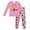Pink, variant on TOOYOU Girls Summer Outfit Sets Toddler Long Sleeve Cartoon Prints Tops T Shirt Pants Outfits Girls School Uniform Sets Size 8-9 Years Sky Blue