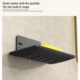 thumbnail image 4 of LSLJS Soap Box Wall Mounted Perforated Home Bathroom High-End Drainage Soap Storage Rack Bathroom Storage Box Stainless Steel 2 Sets, Home Accessories, 4 of 9