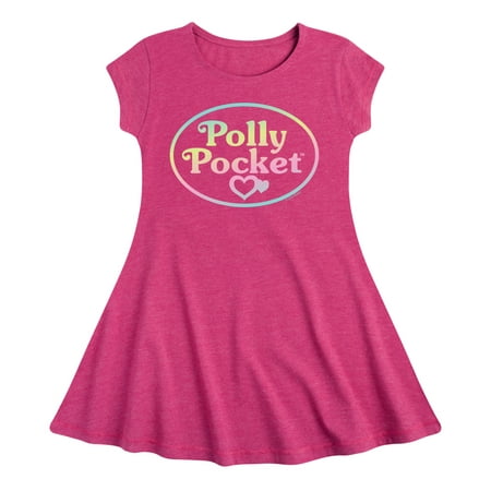 

Polly Pocket - Polly Pocket Ombre Logo - Toddler And Youth Girls Fit And Flare Dress