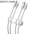 thumbnail image 3 of Bewildely Clips para cables, organizador de cables, resistente al desgaste, adhesivo elástico, soporte para cables, amarre para cables ligero, Type3 NO3, 3 of 6