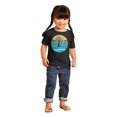 thumbnail image 4 of Retro Sunrise Good Vibes High Tides Toddler Boy Girl T Shirt Infant Toddler Brisco Brands 6M, 4 of 5