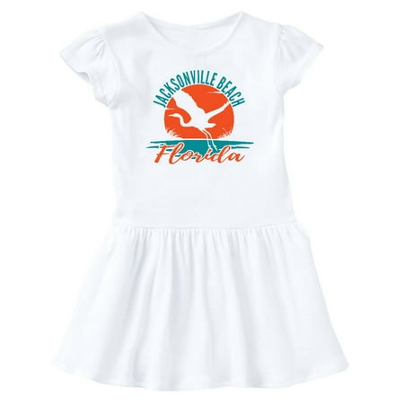 

Inktastic Jacksonville Beach Florida Vacation Trip Gift Baby Girl Dress