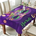 thumbnail image 4 of 60"x120" Mardi Gras Rectangle Tablecloth, Spill-Proof Polyester Table Cloth Table Cover for Kitchen Dining Picnic Holiday Party Decoration, 4 of 7