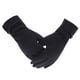 thumbnail image 3 of Guantes térmicos de invierno para mujer, con forro polar, resistentes al viento y con pantalla táctil, color negro, 3 of 8