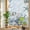 White, variant on Blue Pumpkin Coastal Fall Privacy Window Film,Decorative Stained Glass Window Film,Thanksgiving Starfish Summer Beach Resuable Rainbow Static Cling for Bathroom Living Room Glass Door 19.6"x39.3"
