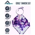 thumbnail image 6 of Kanu Surf&nbsp;Girls Swimsuits&nbsp;UPF 50+ Quick Dry&nbsp;Girls Tankini Top&nbsp;and&nbsp;Bikini Bathing Suits&nbsp;4 Piece Set, 6 of 7