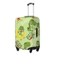 thumbnail image 2 of Wukai Cute Dinosaurs Cartoon Elastic Luggage Cover: Personalized Protection for Your Suitcase - Fits 19~29-inch, Washable & Durable Travel Companion-Small, 2 of 8