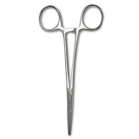 Taco Stainless Steel Clamp - BeadSmith Hemostat Clamp, Serrated Stainless Steel 5 Inches Long