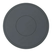 BinKFF Silicone Heat Resistant Hot Pads,6.3/8.6 inchs Round Silicone Trivet Mat for Hot Pots,Pans & Stove,Non-Slip Flexible Placemats,Kitchen Counter Protectors