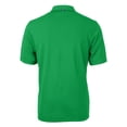 thumbnail image 3 of Men's Cutter & Buck Kelly Green Gwinnett Stripers Virtue Eco Pique Recycled Polo, 3 of 3