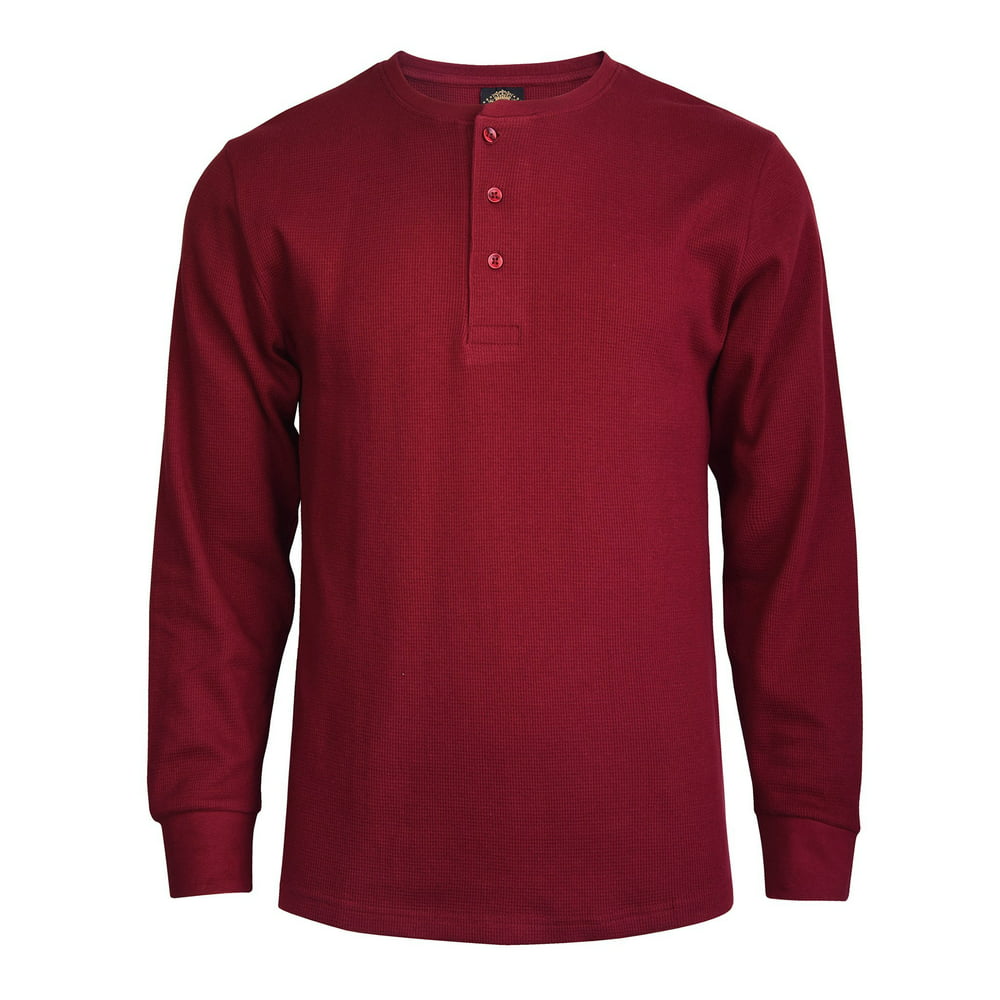 DailyWear - DailyWear Mens Cotton Casual Long Sleeve Henley T Shirt ...