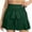 Green, variant on Xixinqiwan No Boundaries Flowy Shorts for Women Casual Summer Dressy Ruffle Shorts Bow Tie High Waist Skorts Mini Skirt Cute Clothes
