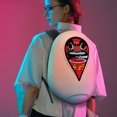 thumbnail image 3 of LED Backpack Riding Backpack Motorcycle Helmet Hard Shell DIY Waterproof for Men Women Waterproof, 3 of 7