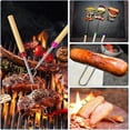 thumbnail image 5 of Long BBQ Skewers, 8 Pieces Extendable Roasting Sticks, Fire Marshmallow Roasting Sticks, U-Shape Hot Dog Fork with Storage Bag (12-32 Inches), 5 of 5