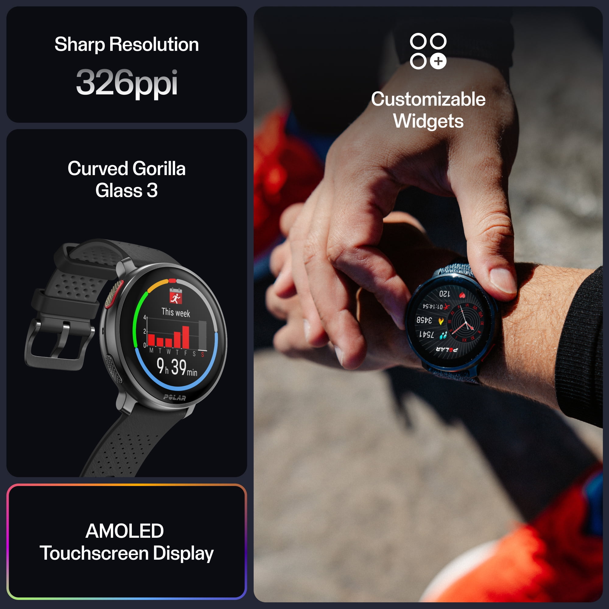 Polar Vantage V3 – GPS Smart Watch for Men & Women – Advanced Heart Rate Monitor – Offline Maps