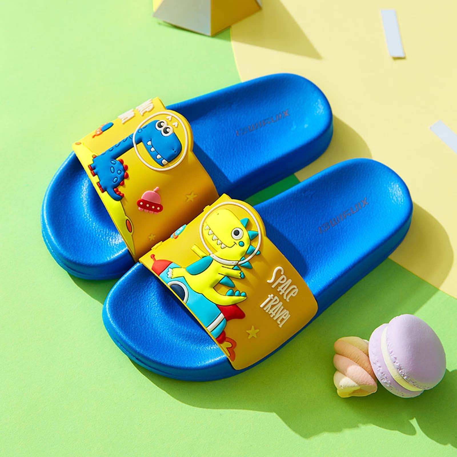 EGNMCR Kids Toddlers Cute Animal Slides SandalsBoys Girls Slide on