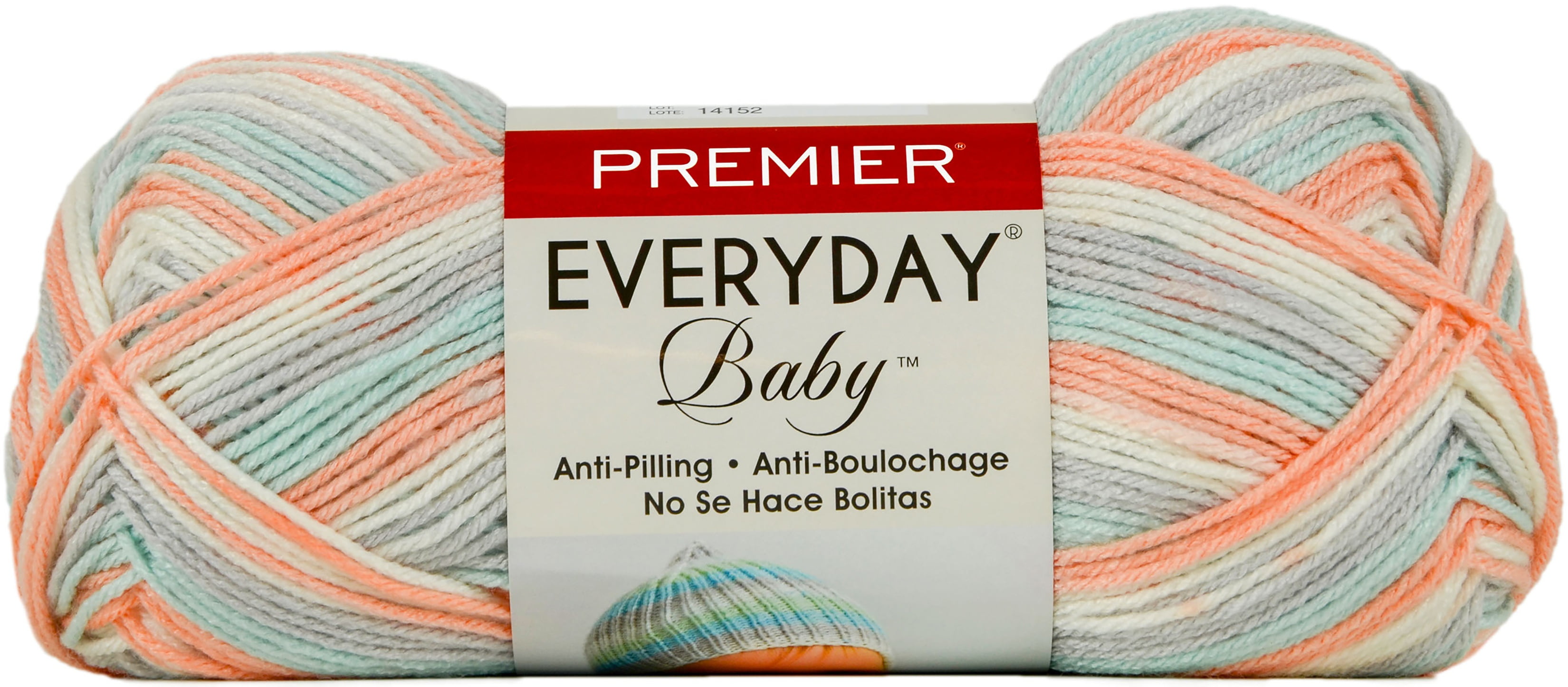 Premier Yarns AntiPilling Everyday Baby Multi YarnJust Peachy
