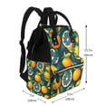 thumbnail image 2 of Disketp Fresh Orange Mochila de Pañales de Gran Capacidad con Múltiples Bolsillos, Mochila de Viaje Multifuncional para Bebé, Unisex, Moderna y Resistente, 2 of 6